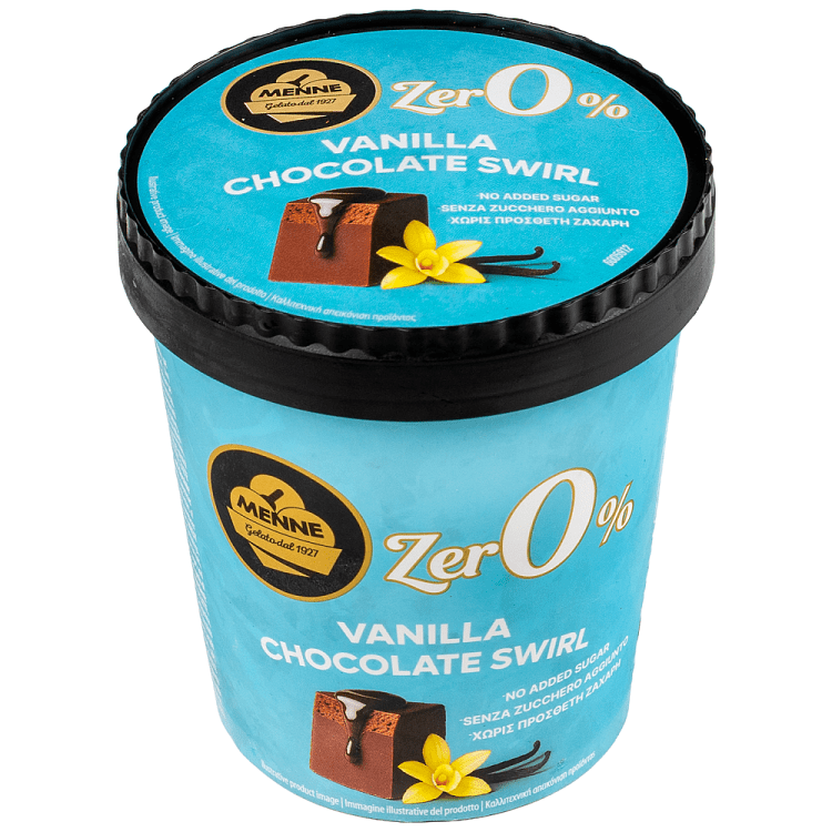 Menne Zero 0% Vanilla Chocolate Swirl 310gr 500ml