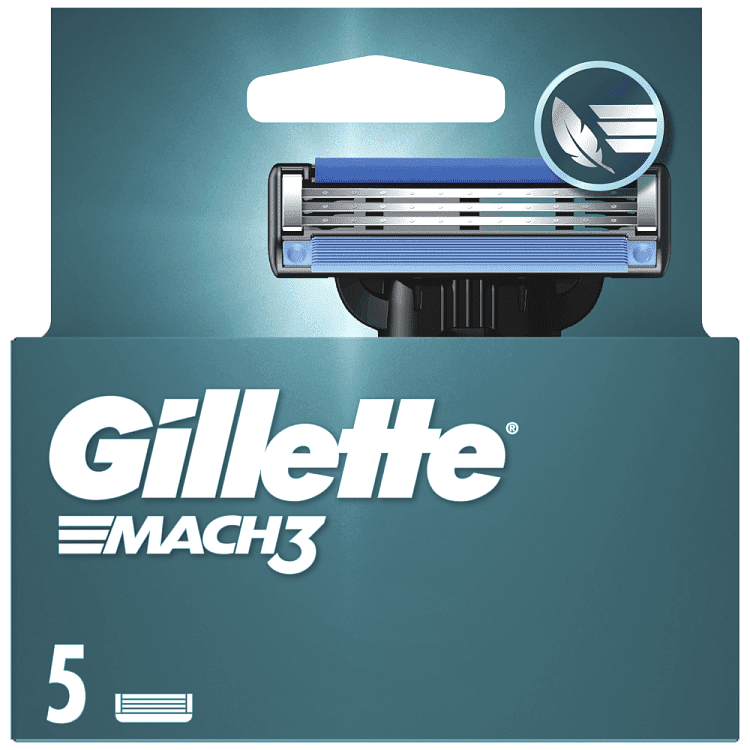 Gillette Mach3 Ξυραφάκια Ανταλλακτικά 5τεμ