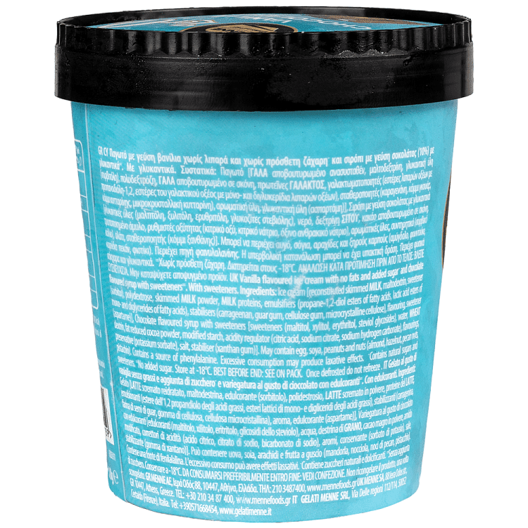 Menne Zero 0% Vanilla Chocolate Swirl 310gr 500ml
