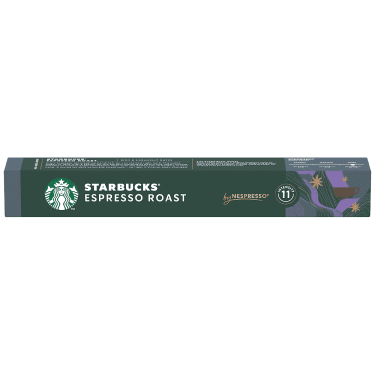 Starbucks Espresso Roast Κάψουλες Συμβατές Με Μηχανές Nespresso* 57gr