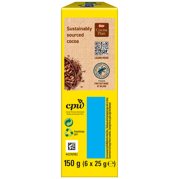 Nesquik Μπάρες Δημητριακών Maxi Choco Cereal 6x25gr