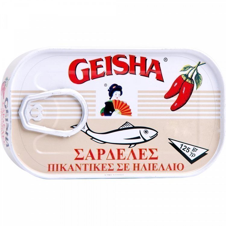 Geisha Σαρδέλες Πικάντικες 125gr