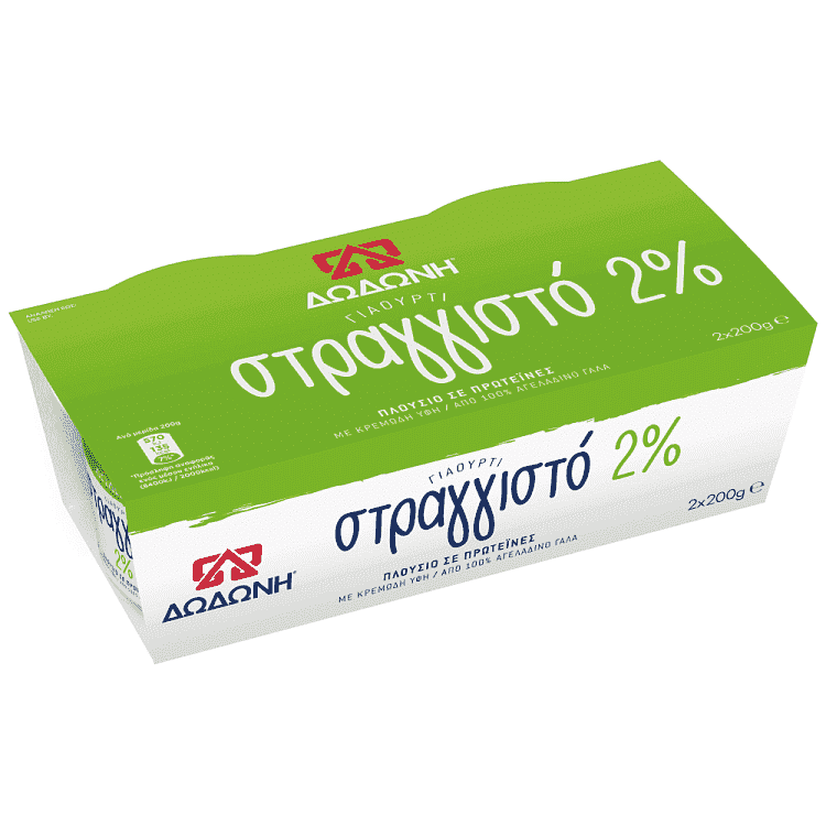 Δωδώνη Γιαούρτι Κλασικό 2% Λιπαρά 2x200gr