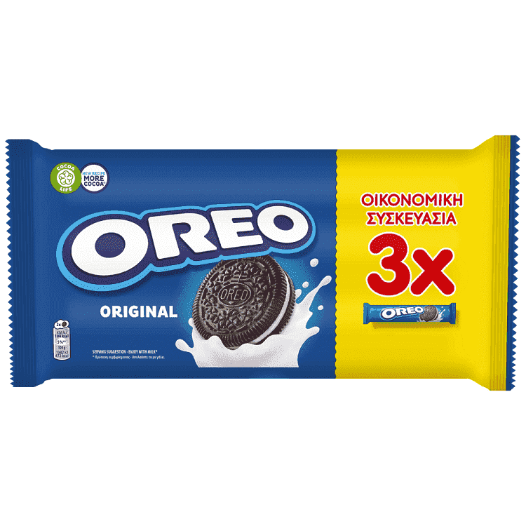 Oreo Μπισκότα Βανίλια 3x154gr