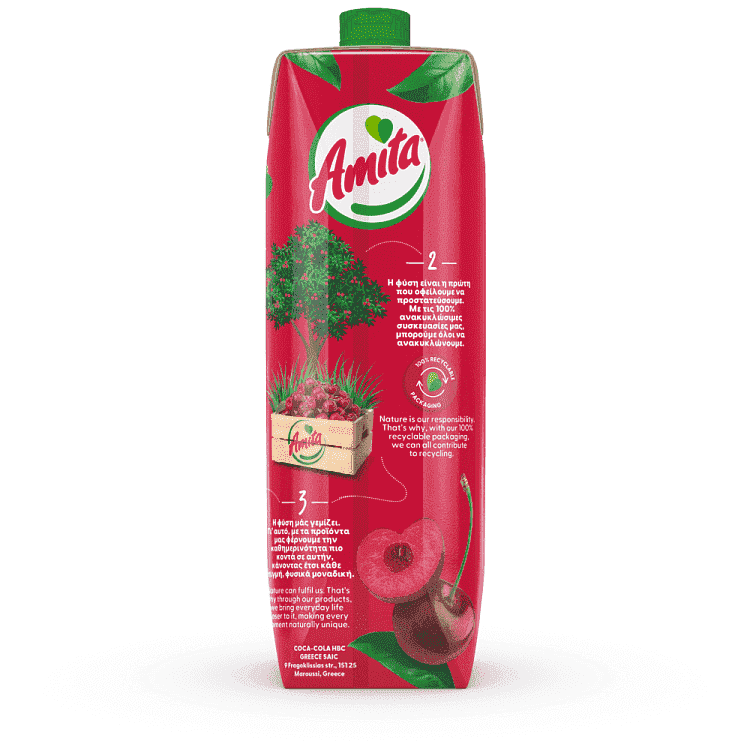 Amita Φρουτοποτό Βύσσινο 1lt