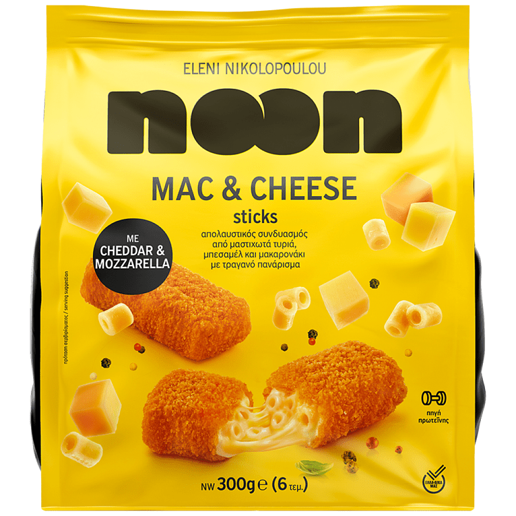 Nikolopoulou Noon Mac & Chees Sticks Κατεψυγμένα 300gr