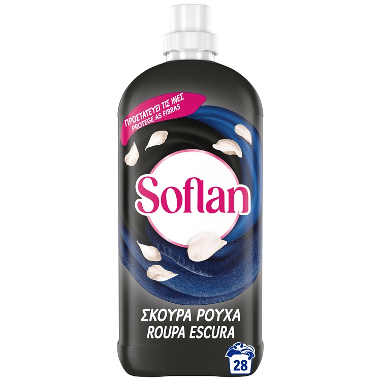 Soflan Υγρό Απορρυπαντικό Για Σκούρα Ρούχα 28Mεζ 1,155lt