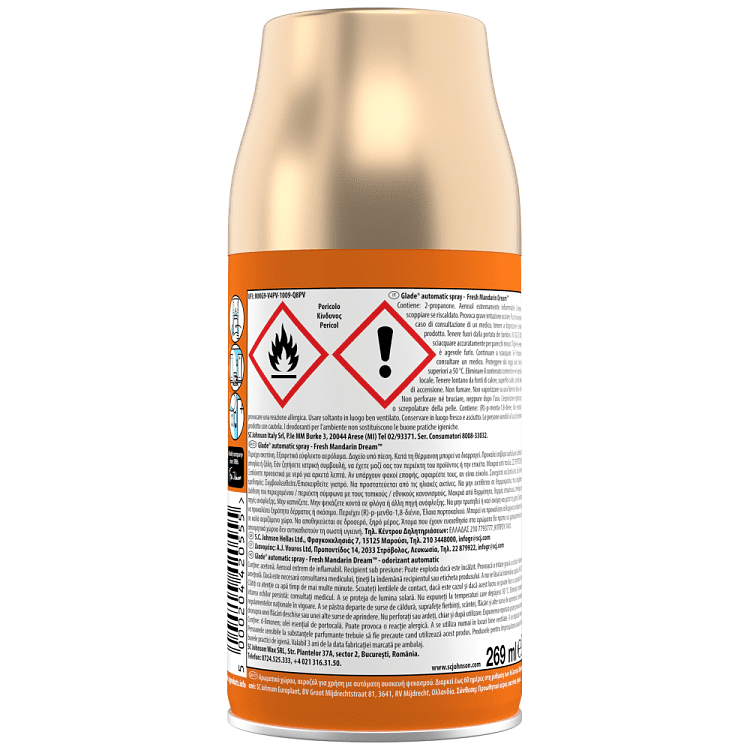 Glade Automatic Spray Ανταλλακτικό Mandarin & Sunshine 269ml