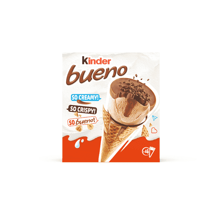 Kinder Bueno Chocolate Cone Multipack 4x90gr 360ml