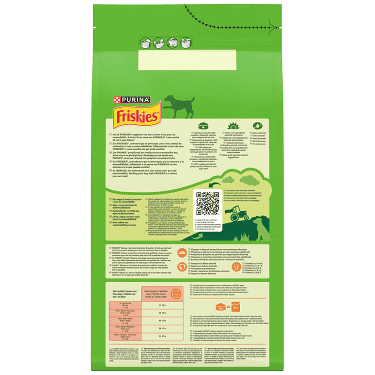 Friskies Balance Ξηρά Τροφή Για Ενήλικους Σκύλους Κοτόπουλο & Λαχανικά 4kg