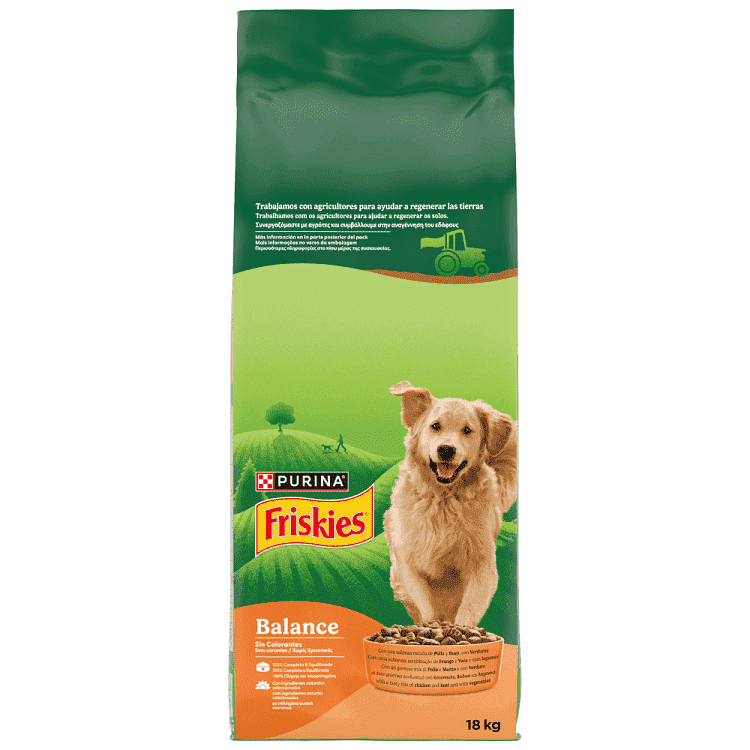 Friskies Balance Για Ενήλικους Σκύλους Κοτόπουλο & Λαχανικά 18kg