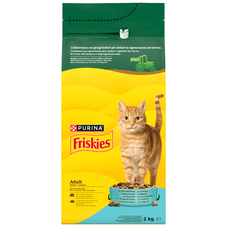 Friskies Ξηρά Τροφή Για Γάτες Με Τόνο & Λαχανικά 2kg