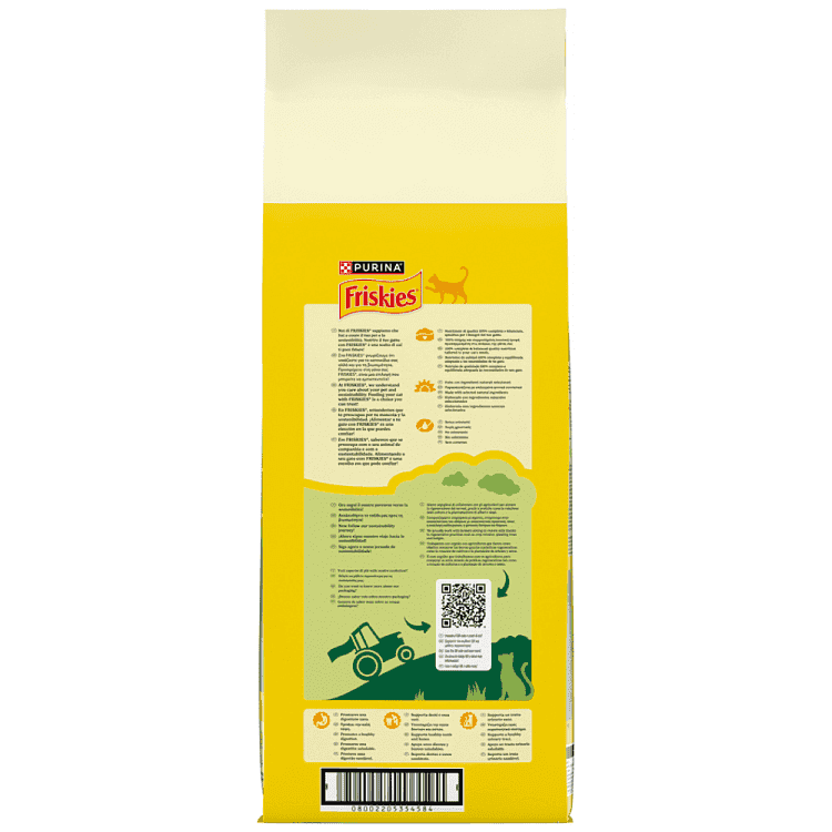 Friskies Ξηρά Τροφή Για Γάτες Indoor Με Κοτόπουλο Κουνέλι Λαχ/κά 20kg