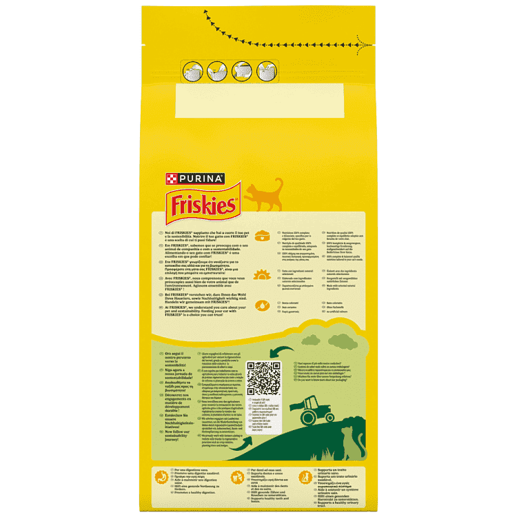 Friskies Ξηρά Τροφή Για Γάτες Hairball Βοδινό Κοτόπουλο & Λαχανικά 2kg