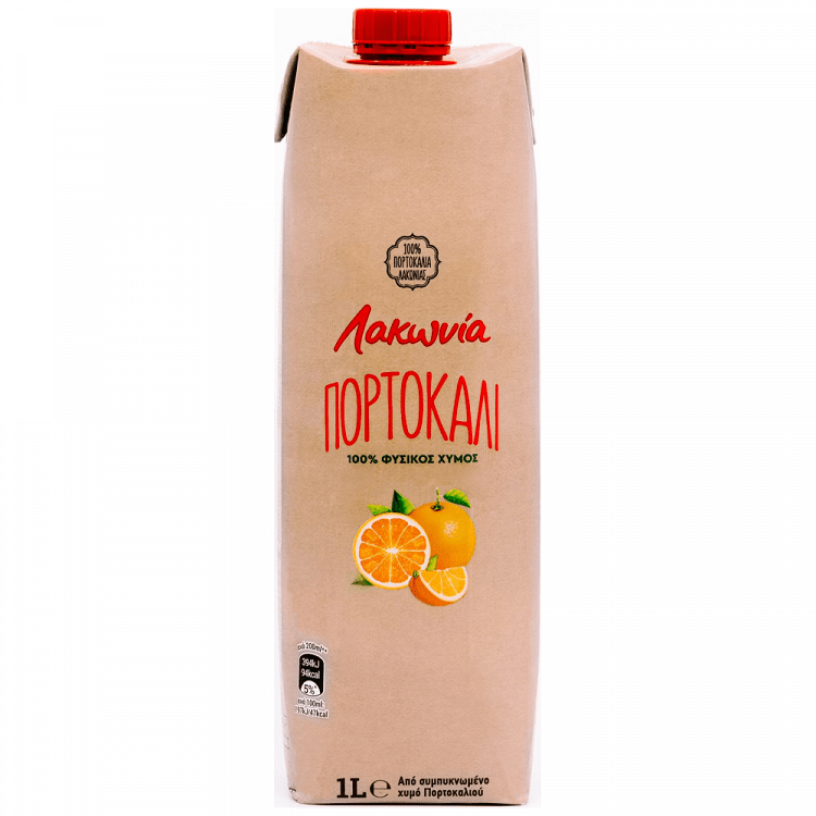 Λακωνία Φυσικός Χυμός Πορτοκάλι 1lt