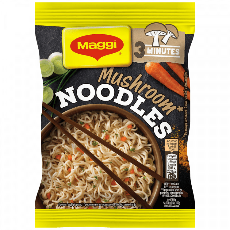 Maggi Noodles Με Μανιτάρια 59,2gr