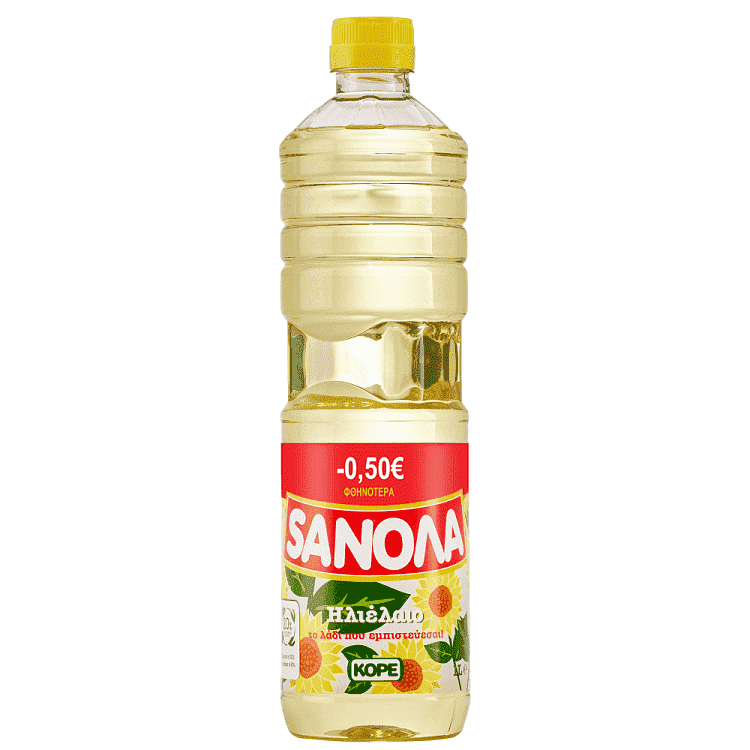 Sanola Ηλιέλαιο 1lt -0,50€