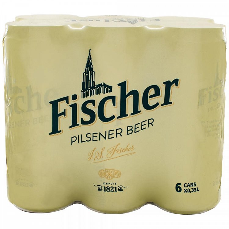 Fischer Μπύρα Pilsner Κουτί 6x330ml