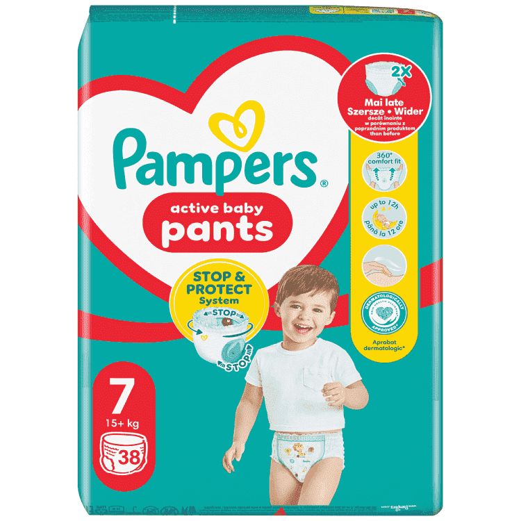 Pampers Πάνες Pants Jumbo Pack (38 Τεμ.) Nο 7