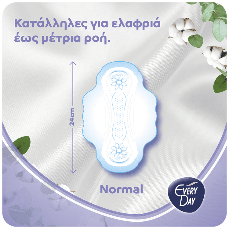Everyday Σερβιέτες Sensitive Ultra Plus Normal 18τεμ + Tσαντάκι Δώρο