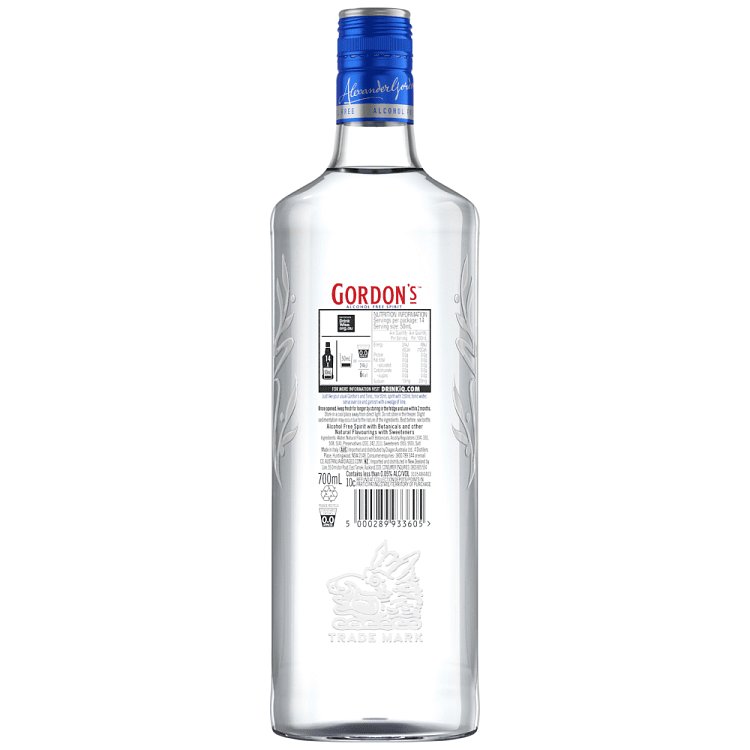 Gordon's Gin 0.0% Alcohol Free 700ml