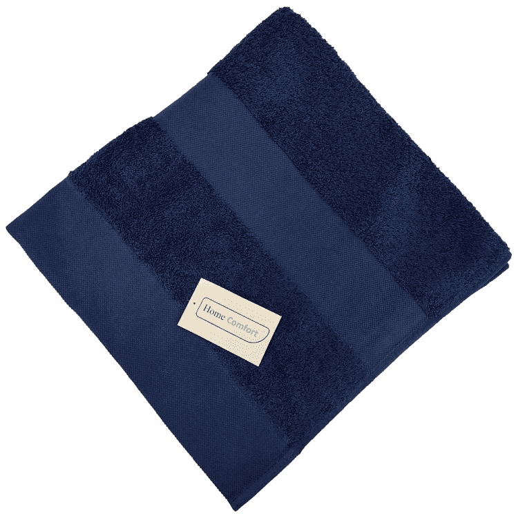 Home Comfort Πετσέτα Navy Blue 50x90cm 100% Βαμβάκι