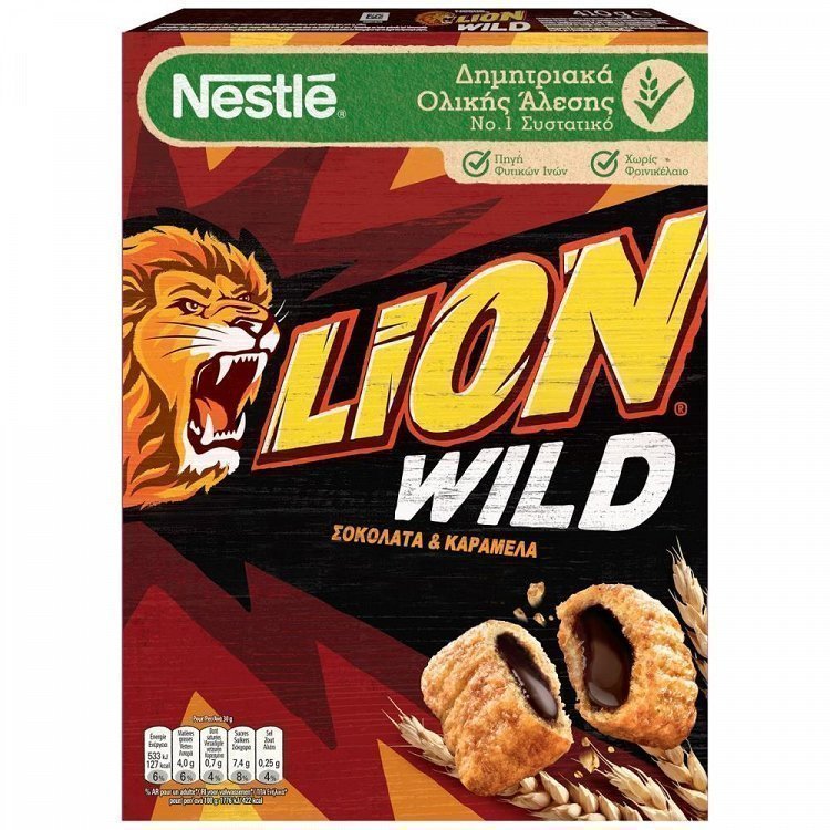 Nestle Lion Wild Δημητριακά 410gr -0,30€