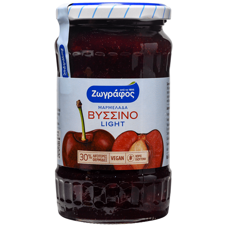 Ζωγράφος Μαρμελάδα Με Φρουκτόζη Βύσσινο 415gr