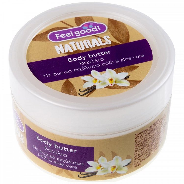 Feel Good! Naturals Body Butter Βανίλια 200ml