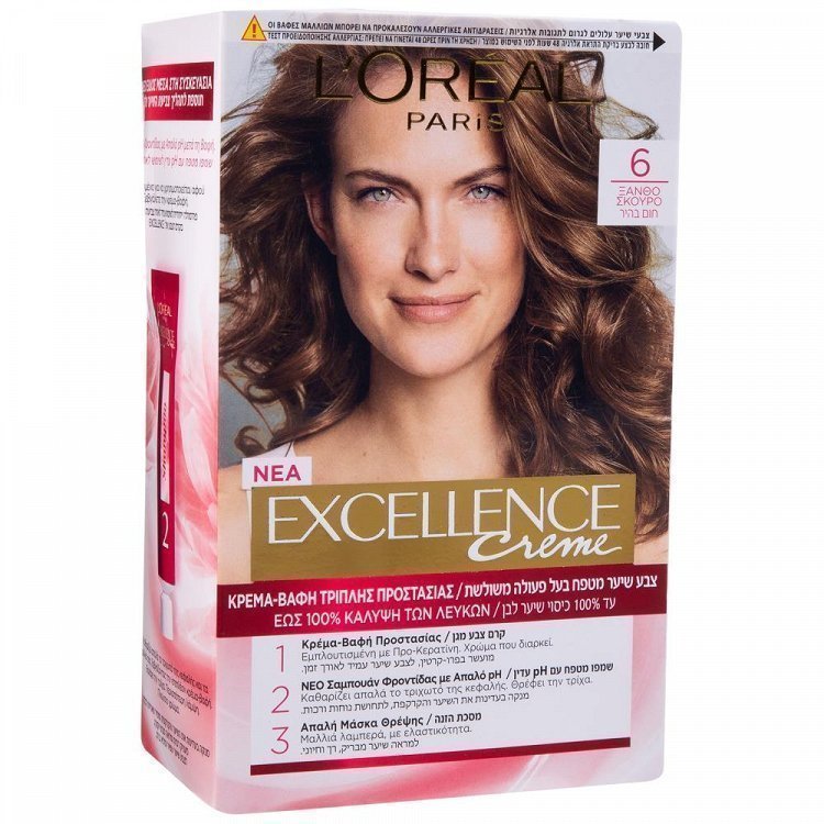 L'OREAL Excellence Cream No 6 Ξανθό Σκούρο 48ml