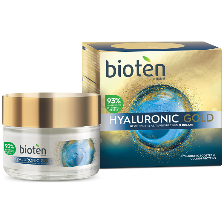 Bioten Hyaluronic Gold Κρέμα Νύχτας 50ml