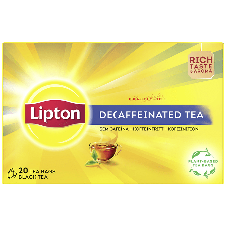 Lipton Τσάι Κίτρινο Decaf 20Φακελάκια 36gr