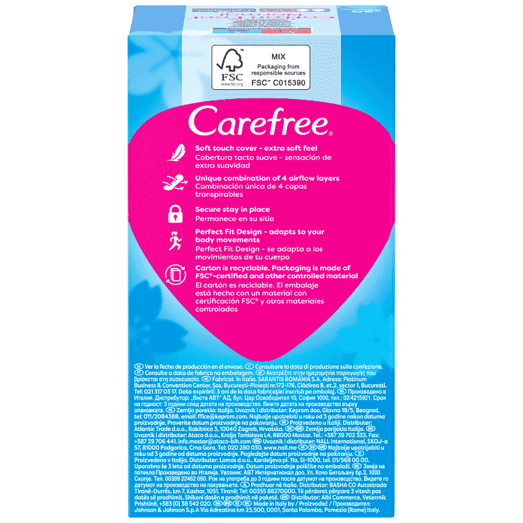 Carefree Normal Fresh Σερβιετάκια 20τεμ.