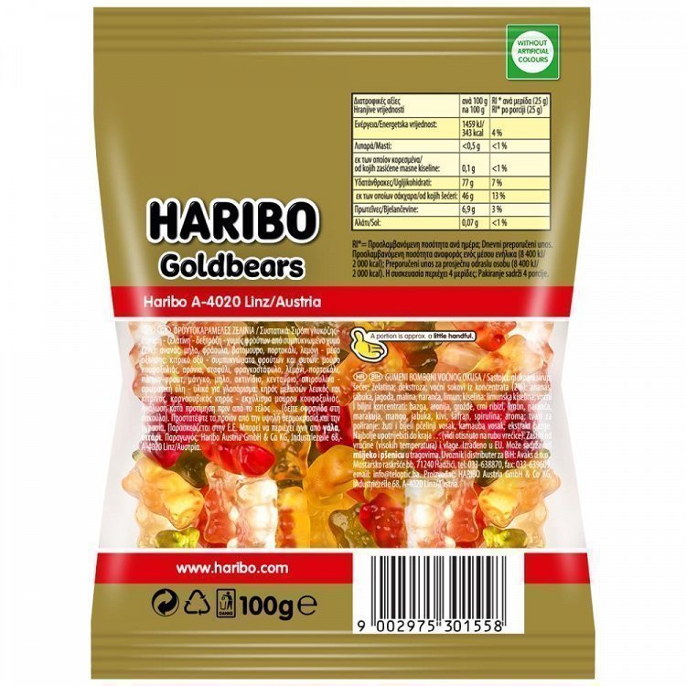 Haribo Goldbaren 100gr