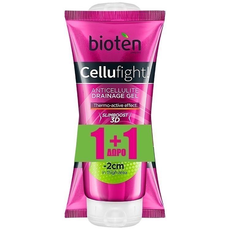 Bioten Cellufight Gel Αδυνατίσματος 200ml + Oil 200ml