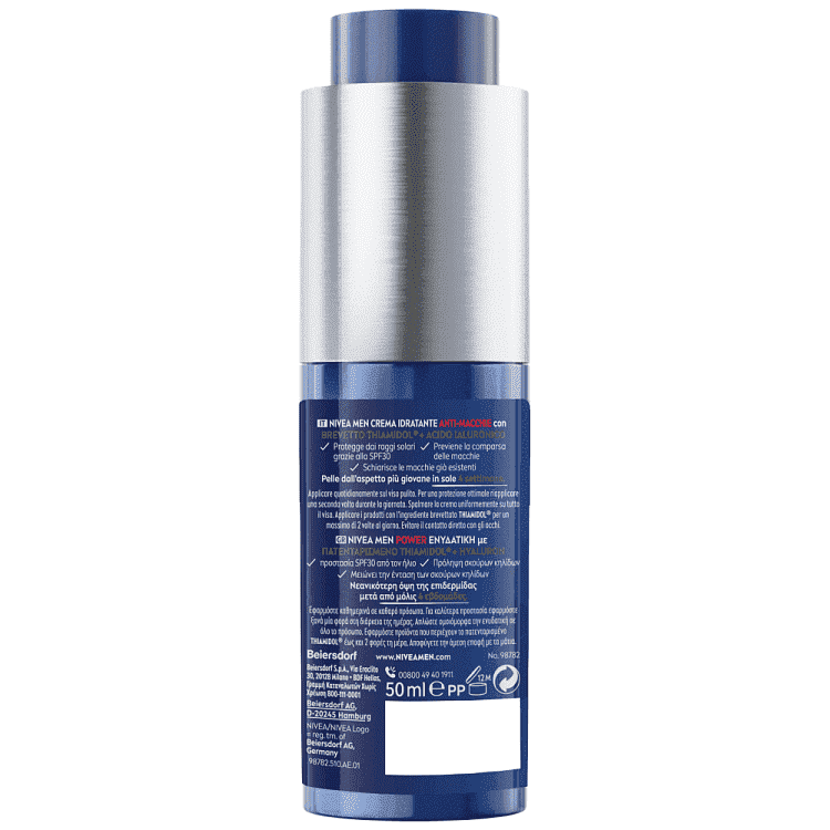 Nivea Men 2 In 1 Anti Age Power Cream Spf 30 50ml