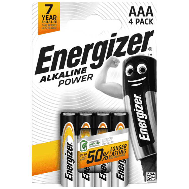 Energizer Power Μπαταρία Αλκαλική ΑΑΑ 4τεμάχια