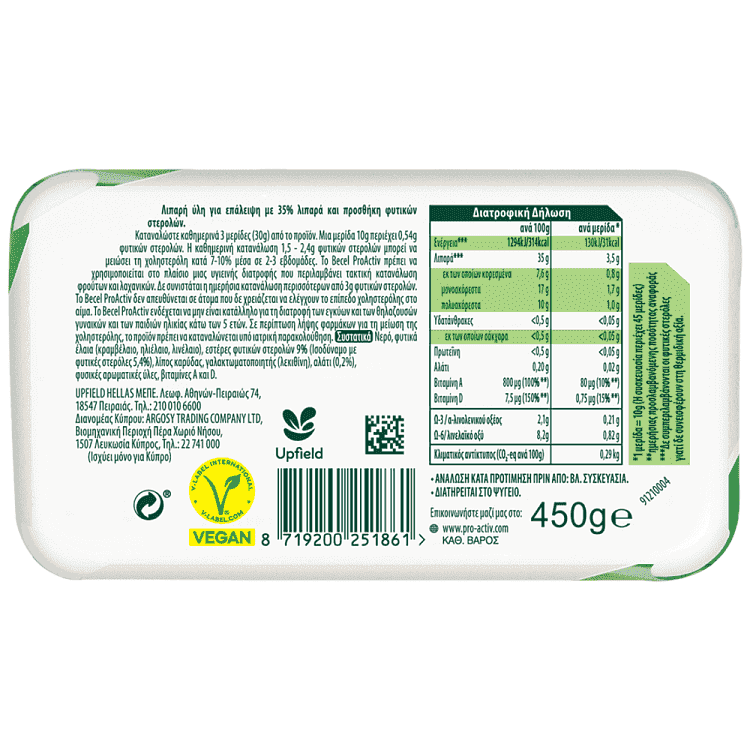 Becel ProActiv Κλασικό 450gr