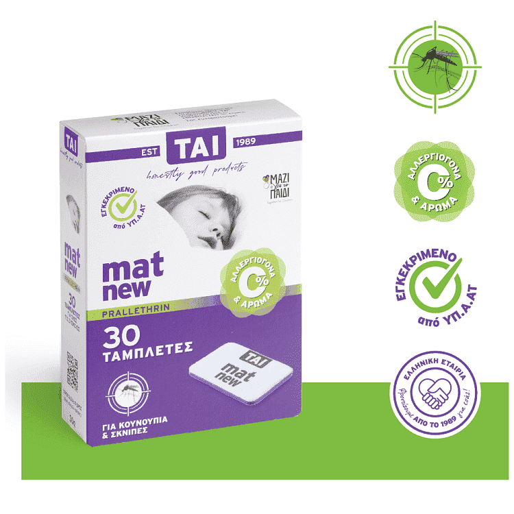 Tai New Mat Ταμπλέτες 30τεμ