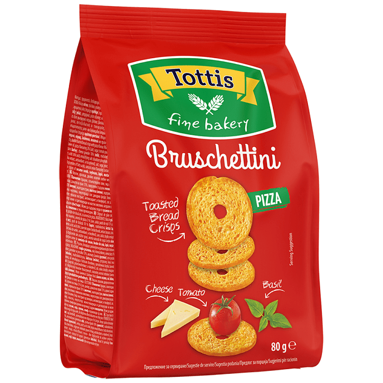 Tottis Bruschettini Pizza 80gr