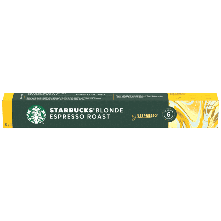 Starbucks Espresso Blonde Κάψουλες Συμβατές Με Μηχανές Nespresso* 53gr
