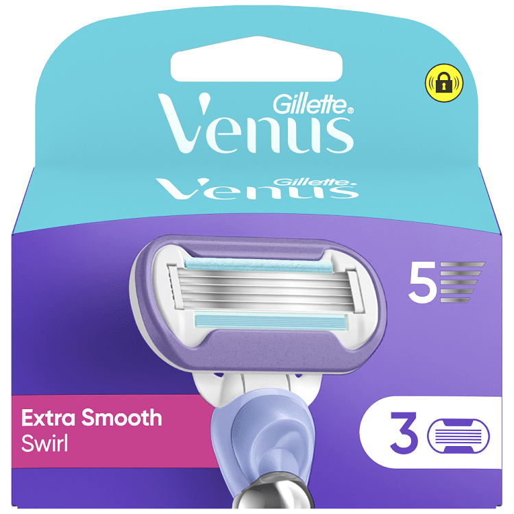 Gillette Venus Swirl Ανταλλακτικά Ξυραφάκια 3τεμ