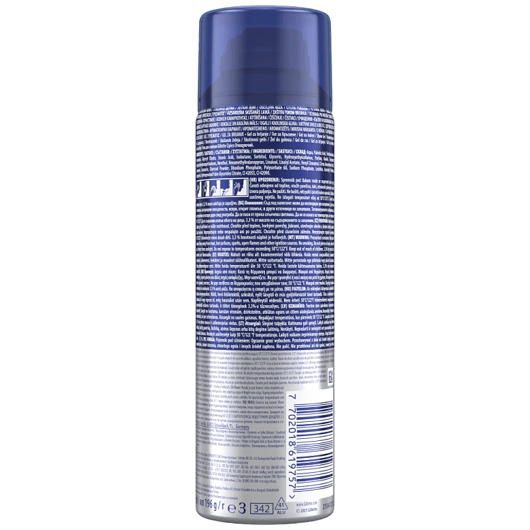 Gillette Series Gel Ξυρίσματος Cleansing Charcoal 200ml