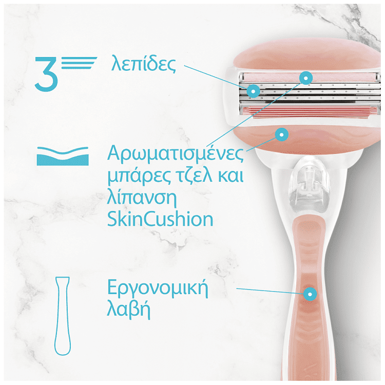 Gillette Venus Spa Breeze Μηχανή & 2 ανταλλακτικά
