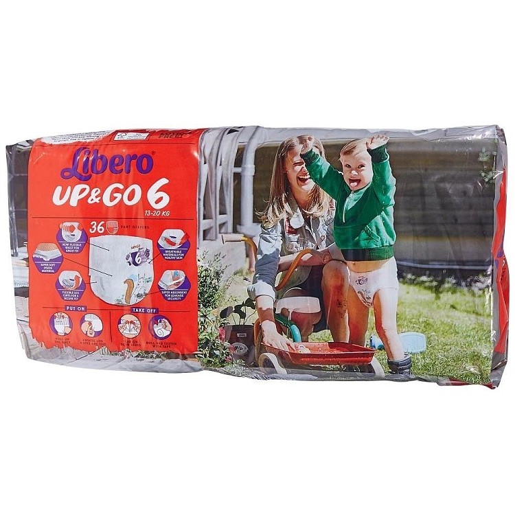 Libero Πάνες Up & Go (36τεμ) Nο 6 (13-20Kg)