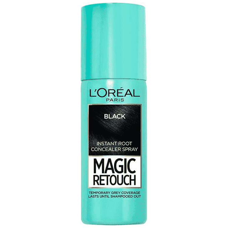 L'OREAL Magic Retouch Spray Κάλυψης Μαύρο 75ml