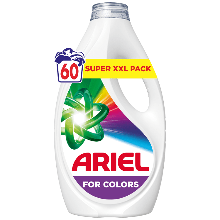 Ariel Απορρυπαντικό Πλυντηρίου Ρούχων Υγρό Color 60 Μεζ.