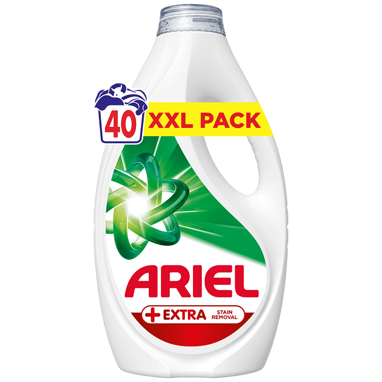 Ariel Απορρυπαντικό Πλυντηρίου Ρούχων Υγρό Extra Stain Removal 40Μεζ