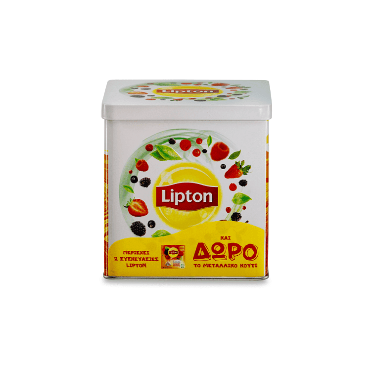 Lipton Tin Box Φρούτα Του Δάσους Σετ 24x2