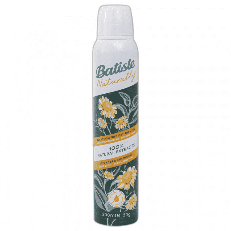 Batiste Natural Dry Shampoo Green Tea Chamomile 200ml